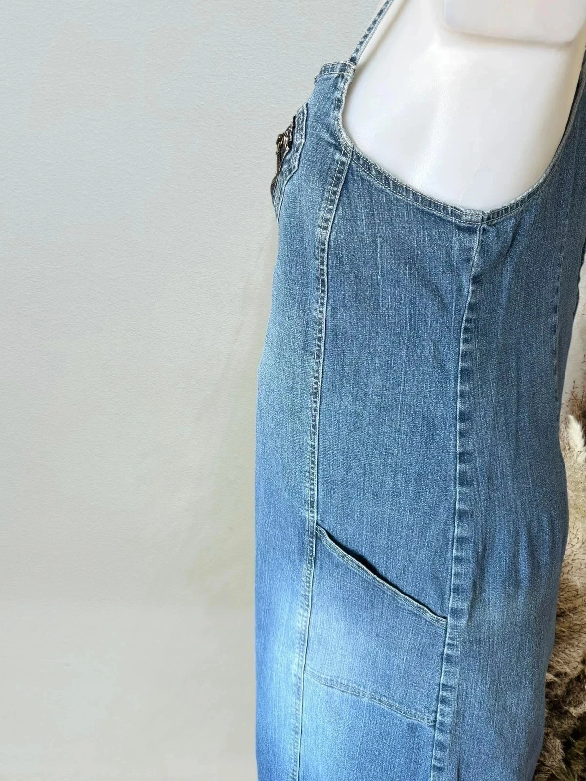 Pregnancy denim dress size 38/40 Kiabi – photo 3
